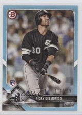2018 Bowman Sky Blue 113/499 Nick Delmonico Nicky Delmonico #83 4g3