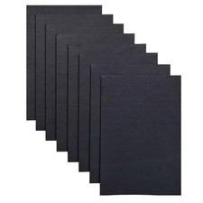 Jtnohx Stiff Felt, 2mm Thick Felt Sheets for Crafts, 8"x12" Hard Black