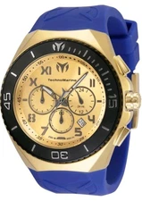 Technomarine Ocean Manta Men's 48mm Mixed Silicone Chronograph Watch TM-220018