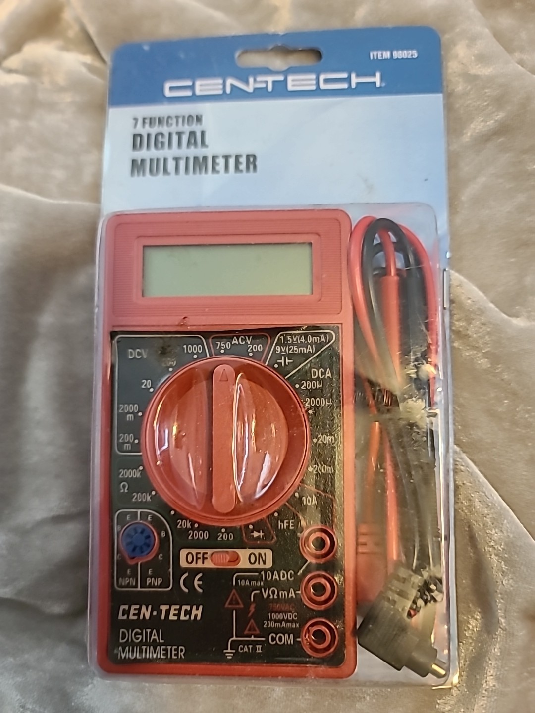 7 FUNCTION DIGITAL MULTIMETER Voltmeter Voltage Tester Auto Electrical BRAND-NEW