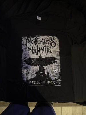 Motionless In White Band Cotton Black Medium Unisex Shirt