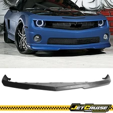 Fits 10-13 Chevrolet Camaro V8 SS 1SS 2SS Front Bumper Lip Splitter Black PU