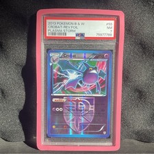Pokémon TCG Crobat Black White Holo Rare Karte 55/135 PSA 7 Plasma Storm