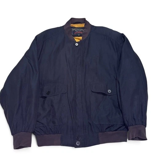 Paul & Shark Bomber Jacket Size XL Navy Blue video thumbnail