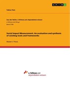 Tobias Flam | Social Impact Measurement. An Evaluation And Synthesis Of...