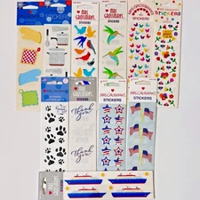Lot of 11 Vintage Mrs. Grossman’s Sticker Packs – 1980s 1990s 2000s