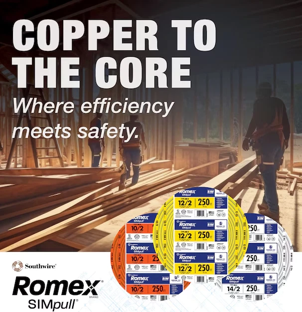 Cable de cobre sólido Southwire 1000 ft 12/2 Romex SIMpull NM-B mejor precio envío gratuito Foto 4 de 4