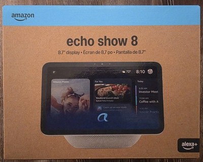 Amazon Echo Show 8 (Newest Model), Vibrant HD 8.7