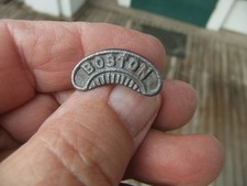 NOS Antq Boston Brand Made in England 1" Metal Heel Saver for Shoes  Boots