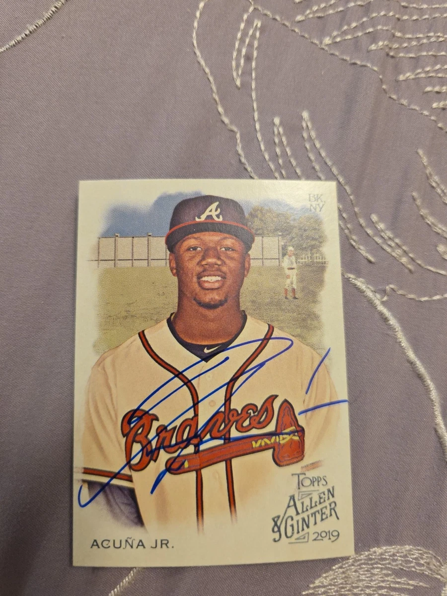 2019 Topps Allen & Ginter - Ronald Acuña Jr. #MA-RA for sale | eBay