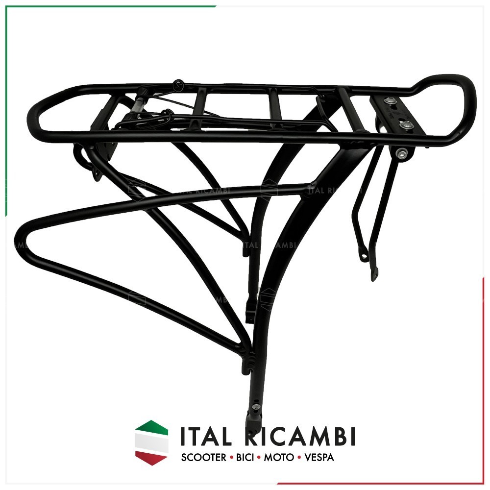 Portapacchi per bici elettriche regolabile in alluminio