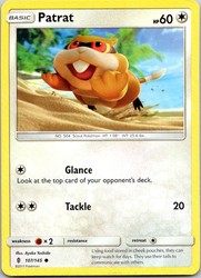 Patrat 107/145 Sun & Moon Guardians Rising Common