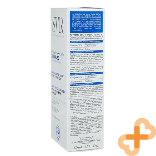 SVR Xerial 50 Hard-Skin Intensive Foot Cream Anti-Calluses Corns Softens 50ml  - Afbeelding 19 van 24
