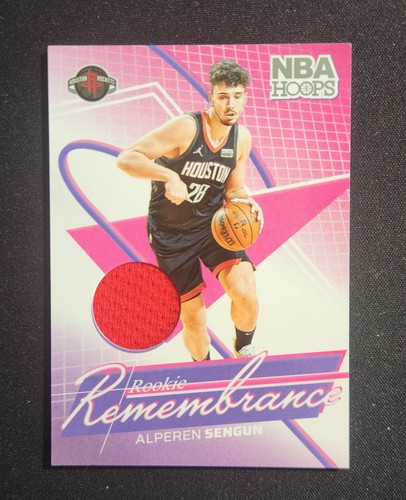 Alperen Sengun #RR-ASR 2024 Panini NBA Hoops Rookie Remembrance card
