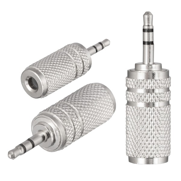 Adapter 2,5 Mm Klinkenstecker 3,5 Mm Buchse Klinke Aux Audio Stereo Stecker-image
