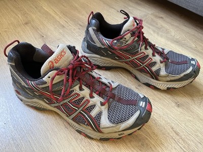 ASICS Laufschuhe TN8C2 US 9,5 EU 43,5 retro rot/grau/schwarz Jogging Sneaker