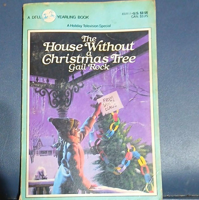 The House Without a Christmas Tree by Gail Rock Dell Yearling PB Illus Inscribed