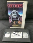 Critters VHS Vintage Horror Film Cult Classic Old Rental Please Rewind Clamshell