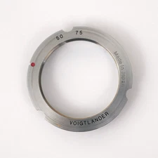 Voigtlander LTM To Leica M Mount Adapter Ring  50mm 50-75   **US SELLER**