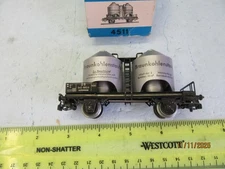 HO - Marklin  4511 Double Silo Car "Braunkohlenstaub" - NIB*