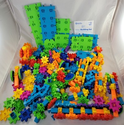298 Pieces Learning Resources Mega Builds & Gears! Gears! Gears! Deluxe Building