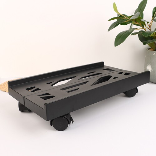 Under Desk Holder Adjustable Mobile CPU Stand Ventilated Computer Tower Stand - Photo 5/14