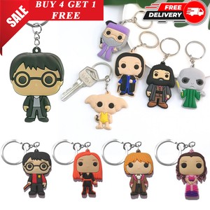 Harry Potter Cartoon Anime keychain Figure Key Holder Keyring gift kids Favor Harry Potter Cartoon Anime keychain Figure Key Holder Keyring gift kids Favor