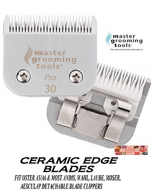 MGT CERAMIC Edge Pet Grooming 30 Blade*Fit Oster A5/A6,MOST Andis,Wahl Clipper