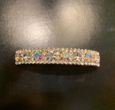 Paris Sparkling Rhinestones Hair Barrette Width approx 15.2mm Length approx 90mm