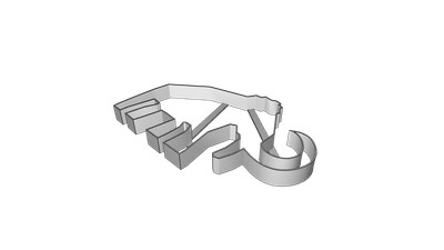 Mammut Game-Themed Party Favor Cookie Cutter