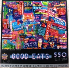 Downtown Fare 550 Piece Jigsaw Puzzle 18" x 24" by Master Pieces