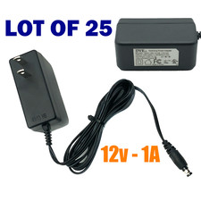 Lot of 25 Genuine DVE DSA-15P-12 US 120120 AC Switching Power Adapter 12V 1A 12W