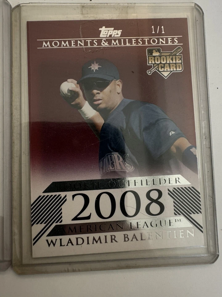 ENORME Lote Automático Wladimir Balentien 1/1 Novato NPB Campeón de jonrones Temporada Única Foto 2 de 4