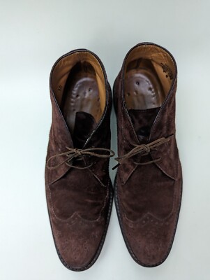Di Bianco Gallo Wingtip Ankle Boots / Chukkas Size 10 In  display picture 1