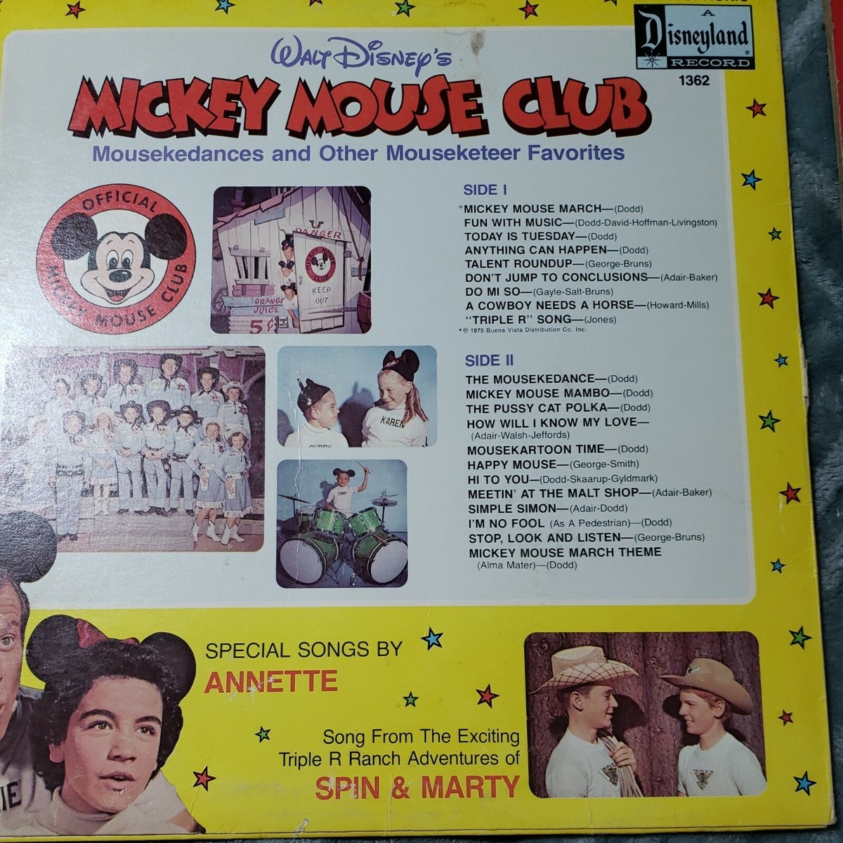 Vintage Walt Disney Vinyl Record Lot Of 6 | eBay