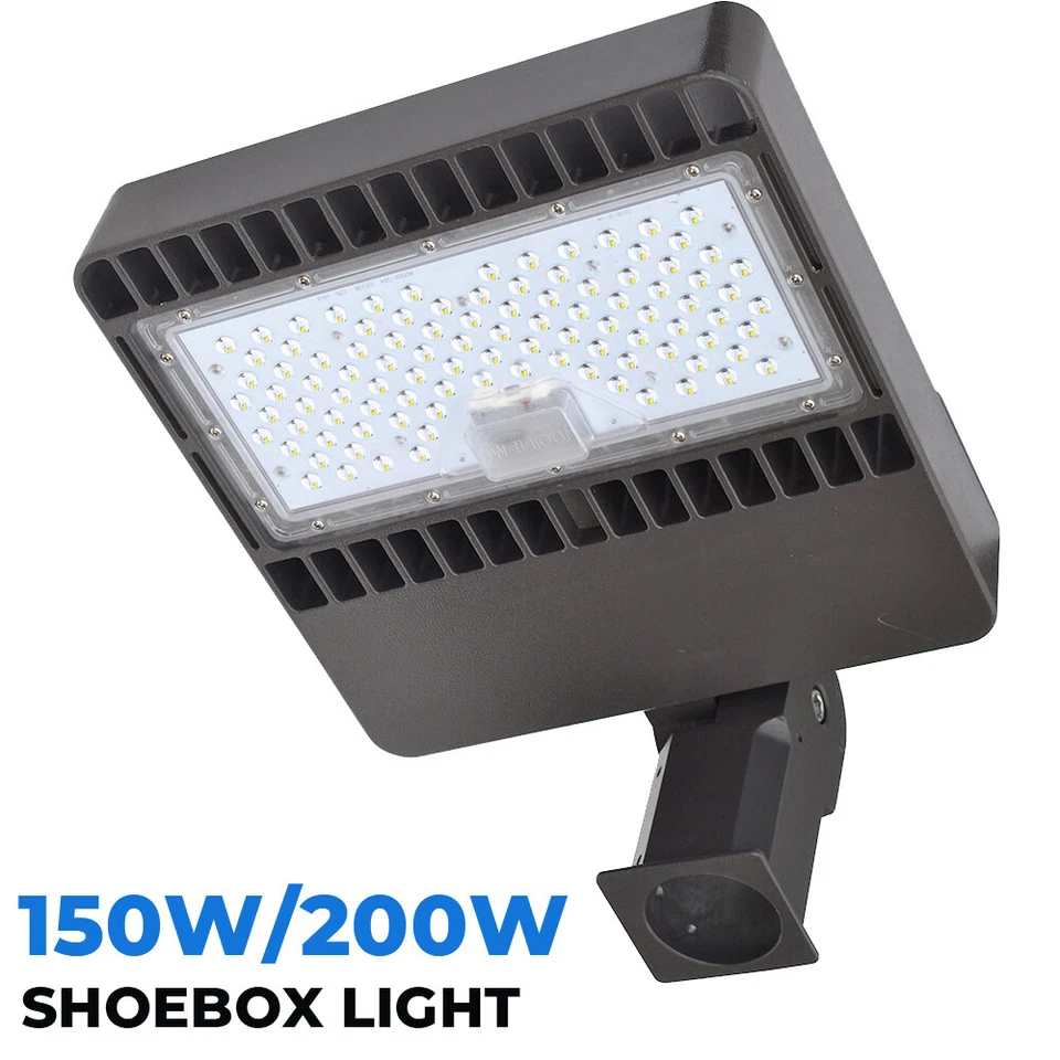 Lote de estacionamiento LED Zapatero Accesorio 500W 300W 200W 150W Luz LED Poste de calle 5000K Foto 4 de 4