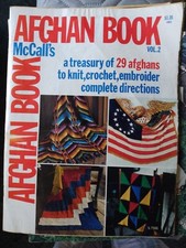 1970 Afghan Book Magazine McCall's Afghan Book