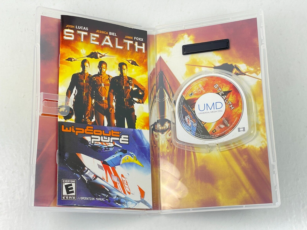 Sony Playstation PSP Portable UMD Wipeout Pure Stealth Video