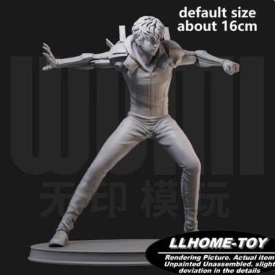 Anime A Fist Genos S Hero Cyborg Fight Resin 3D Print GK Figure DIY Model