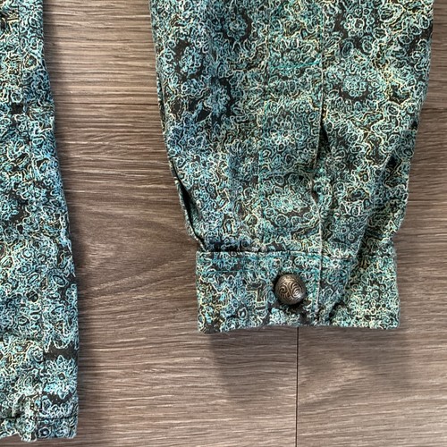 Wrangler Druckknopf Western Hemd Damen Large Strass Samt Akzent - Bild 6 von 9