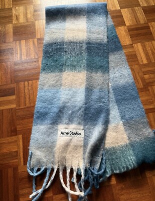 Acne Studios Schal Blau 