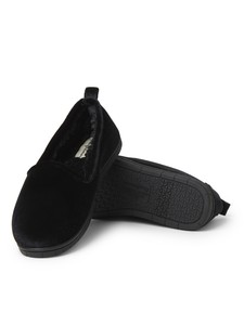 Dearfoams Women's Rachel Shiny Velour Closed Back - Click1Get2 Price Drop