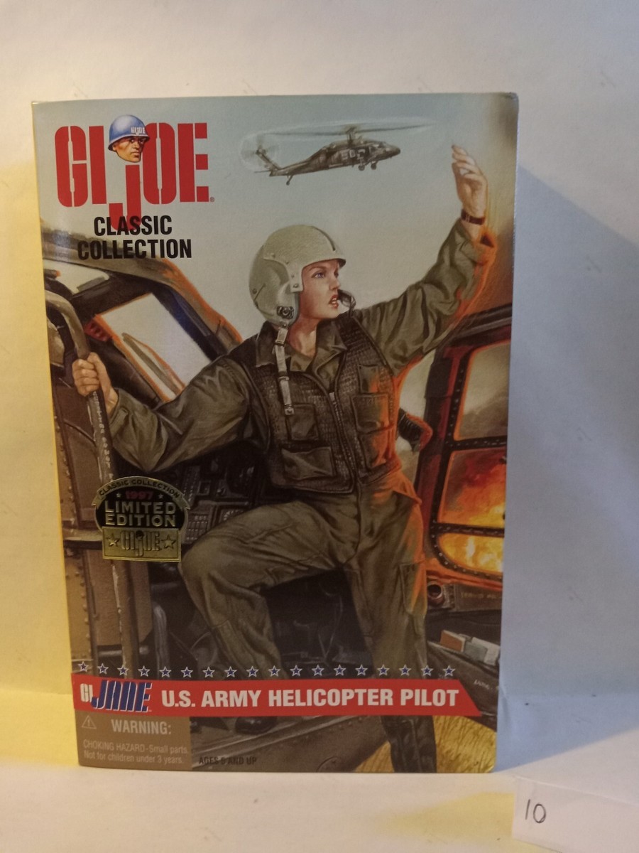 G.I. Joe Army Helicopter Pilot, First Female Figure Since