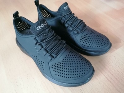 crocs trainers black