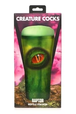 Creature Cocks Raptor Reptile Stroker Green - Fantasy Masturbation Sleeve