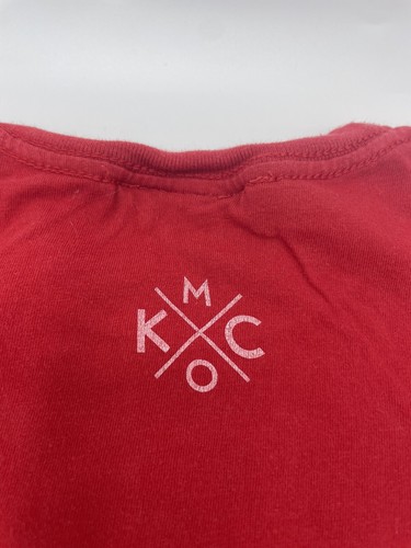 Ketchup Kansas City Chiefs kCMO Bunker Kids Youth T-shirt Size 6 Red Football - Picture 9 of 13