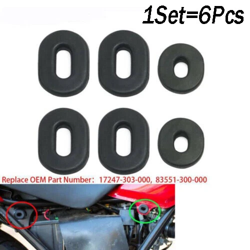 4Set Side Cover Rubber Grommet For Honda CB/CL/SL/XL100 CB125/200/500/550/750 US Foto 2 de 4