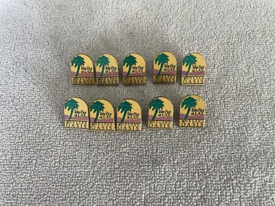10 Delta Air Lines LAPEL PINS  Take Five at LAX  1988 Unused