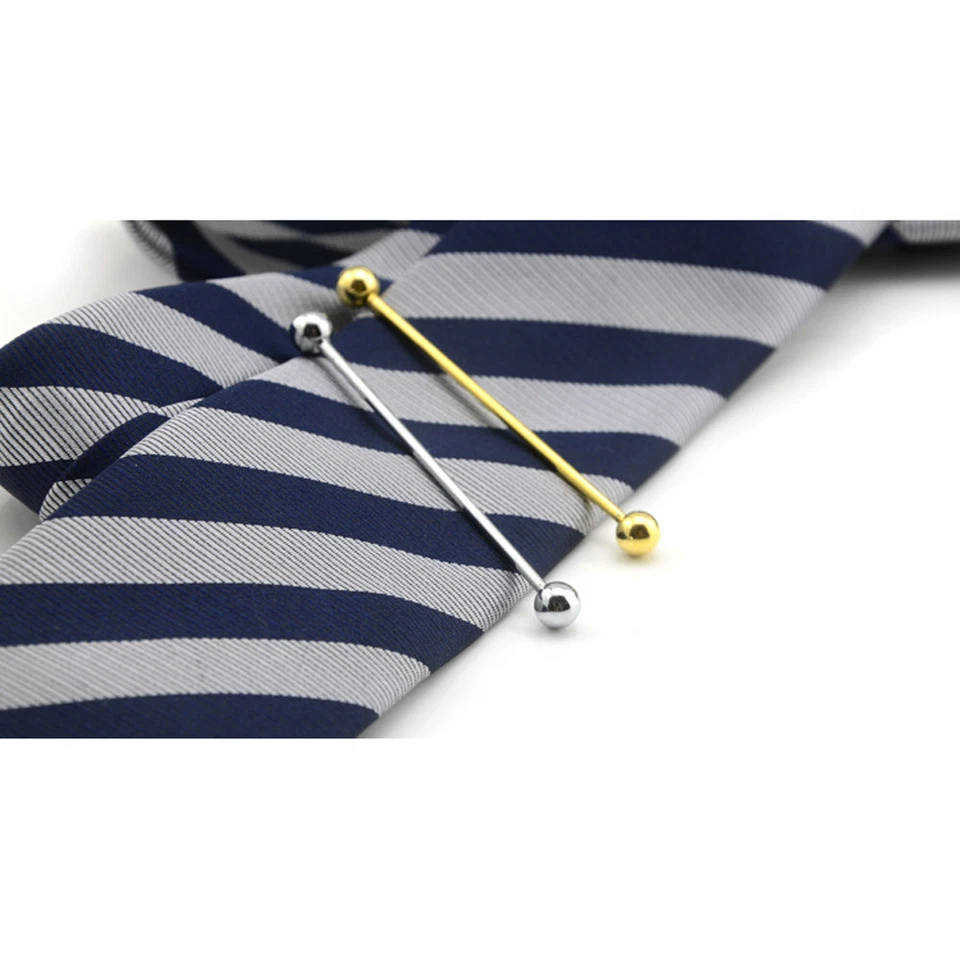 Men’s Business Shirt Collar Pin Wedding Party Tie Clip Bar Ornament Best Gift - Image 2 of 4