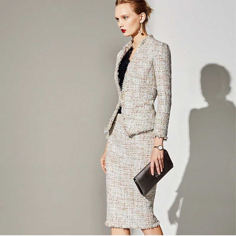 Tweed suit women shop